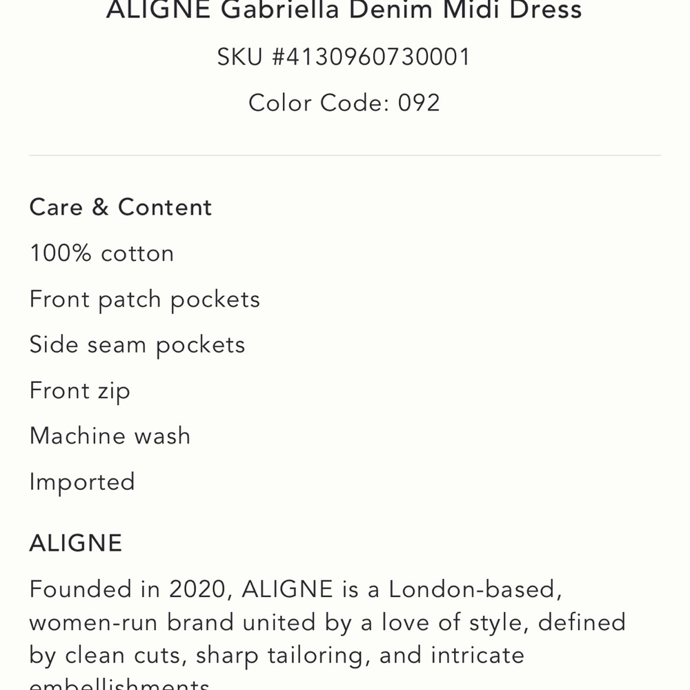 Light Denim Midi Dress - Women - Picture 9 of 11